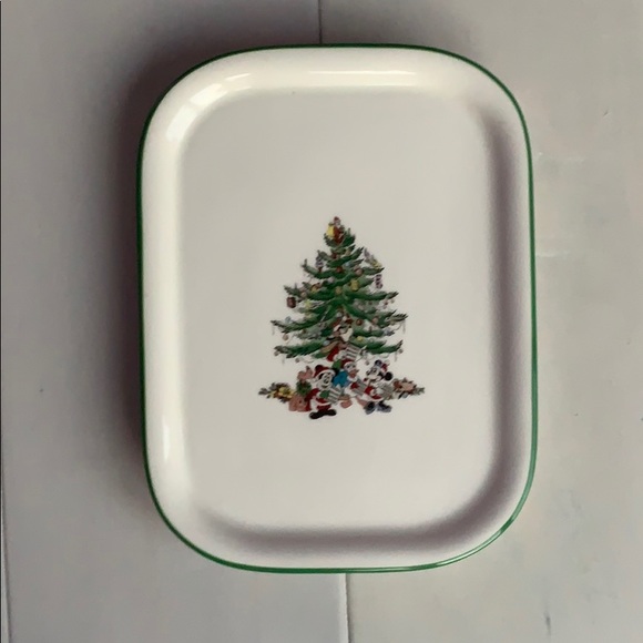 {Spode} - Disney Christmas Cheese Dish with Lid - Picture 4 of 5